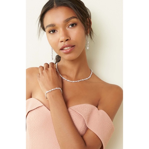 ☁️🆕 Nadri ☾Dazzling Pear + Round CZ Necklace ☾ - Picture 2 of 8